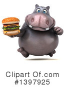 Hippo Clipart #1397925 by Julos