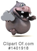 Hippo Clipart #1401918 by Julos