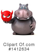 Hippo Clipart #1412634 by Julos