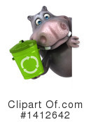 Hippo Clipart #1412642 by Julos