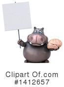 Hippo Clipart #1412657 by Julos