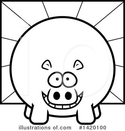 Royalty-Free (RF) Hippo Clipart Illustration by Cory Thoman - Stock Sample #1420100