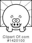 Hippo Clipart #1420100 by Cory Thoman
