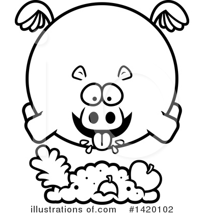Royalty-Free (RF) Hippo Clipart Illustration by Cory Thoman - Stock Sample #1420102