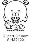 Hippo Clipart #1420102 by Cory Thoman