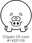 Hippo Clipart #1420109 by Cory Thoman