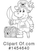 Hippo Clipart #1454640 by visekart