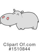 Hippo Clipart #1510844 by lineartestpilot