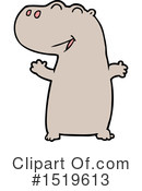 Hippo Clipart #1519613 by lineartestpilot