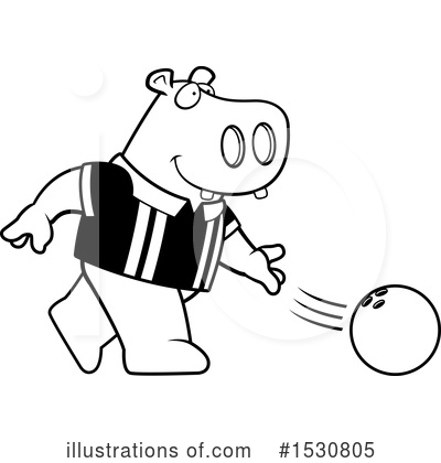 Royalty-Free (RF) Hippo Clipart Illustration by Cory Thoman - Stock Sample #1530805