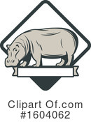 Hippo Clipart #1604062 by Vector Tradition SM