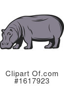 Hippo Clipart #1617923 by Vector Tradition SM