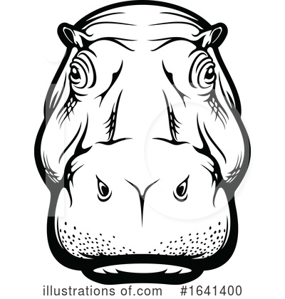 Hippopotamus Clipart #1641400 by Vector Tradition SM