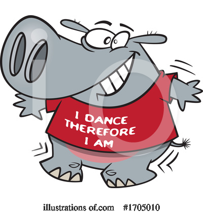 Hippos Clipart #1705010 by toonaday