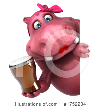 Royalty-Free (RF) Hippo Clipart Illustration by Julos - Stock Sample #1752204