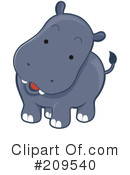 Hippo Clipart #209540 by BNP Design Studio