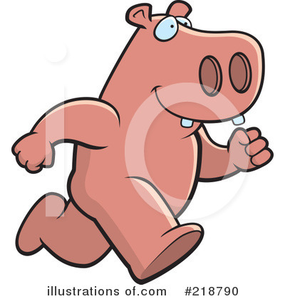 Royalty-Free (RF) Hippo Clipart Illustration by Cory Thoman - Stock Sample #218790