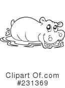 Hippo Clipart #231369 by visekart