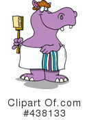 Hippo Clipart #438133 by toonaday