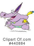 Hippo Clipart #440884 by toonaday