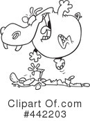 Hippo Clipart #442203 by toonaday