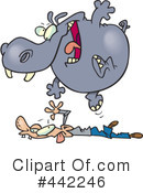 Hippo Clipart #442246 by toonaday
