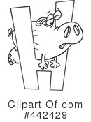 Hippo Clipart #442429 by toonaday