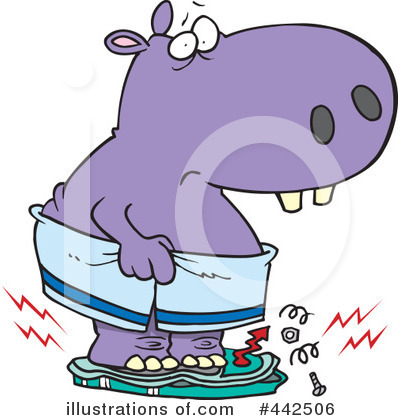 Hippo Clipart #442506 by toonaday