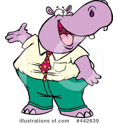 Hippo Clipart #442639 by toonaday