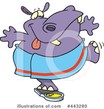 Hippo Clipart #443280 by toonaday