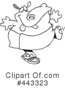 Hippo Clipart #443323 by toonaday