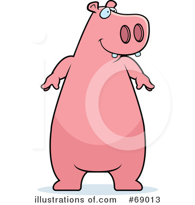 Royalty-Free (RF) Hippo Clipart Illustration by Cory Thoman - Stock Sample #69013