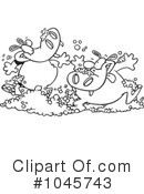 Hippos Clipart #1045743 by toonaday