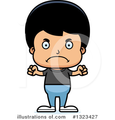 Hispanic Boy Clipart #1323427 by Cory Thoman