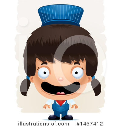 Hispanic Girl Clipart #1457412 by Cory Thoman