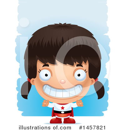 Royalty-Free (RF) Hispanic Girl Clipart Illustration by Cory Thoman - Stock Sample #1457821