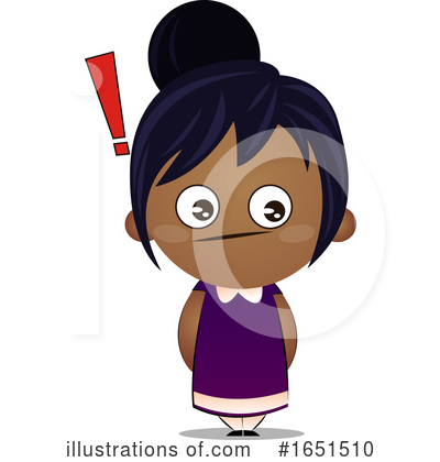 Royalty-Free (RF) Hispanic Girl Clipart Illustration by Morphart Creations - Stock Sample #1651510