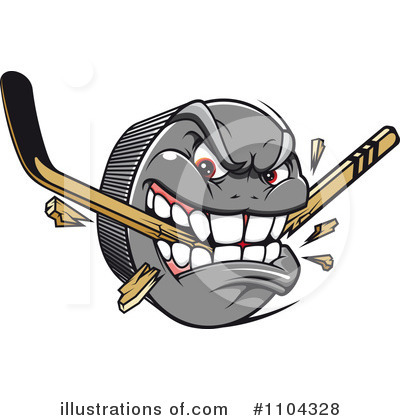 Royalty-Free (RF) Hockey Clipart Illustration by Vector Tradition SM - Stock Sample #1104328