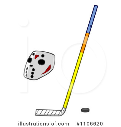 Royalty-Free (RF) Hockey Clipart Illustration by Cartoon Solutions - Stock Sample #1106620