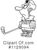 Hockey Clipart #1129094 by toonaday