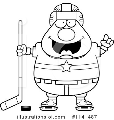 Royalty-Free (RF) Hockey Clipart Illustration by Cory Thoman - Stock Sample #1141487