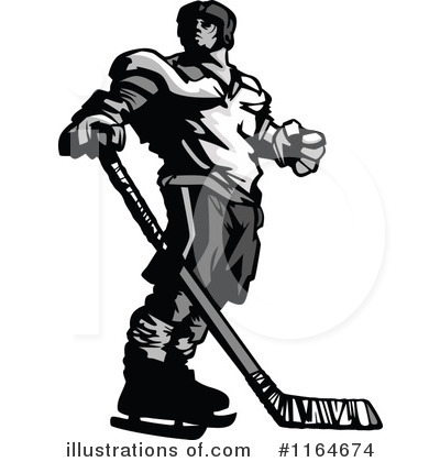 Royalty-Free (RF) Hockey Clipart Illustration by Chromaco - Stock Sample #1164674