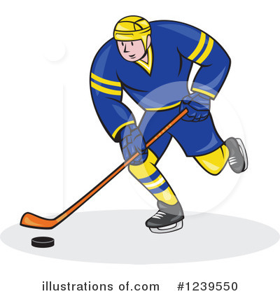 Royalty-Free (RF) Hockey Clipart Illustration by patrimonio - Stock Sample #1239550