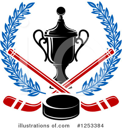 Royalty-Free (RF) Hockey Clipart Illustration by Vector Tradition SM - Stock Sample #1253384