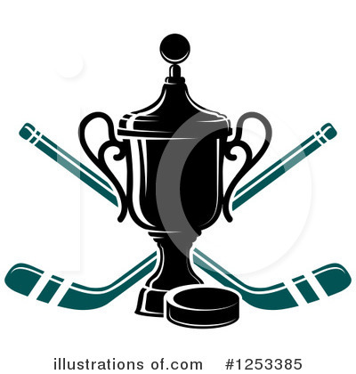 Royalty-Free (RF) Hockey Clipart Illustration by Vector Tradition SM - Stock Sample #1253385