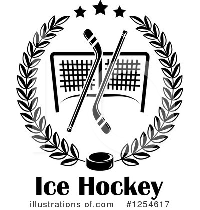 Royalty-Free (RF) Hockey Clipart Illustration by Vector Tradition SM - Stock Sample #1254617