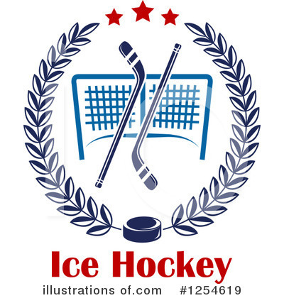 Royalty-Free (RF) Hockey Clipart Illustration by Vector Tradition SM - Stock Sample #1254619