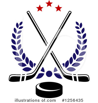 Royalty-Free (RF) Hockey Clipart Illustration by Vector Tradition SM - Stock Sample #1256435