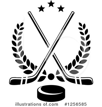Royalty-Free (RF) Hockey Clipart Illustration by Vector Tradition SM - Stock Sample #1256585