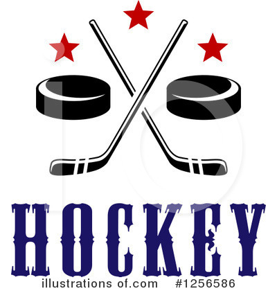 Royalty-Free (RF) Hockey Clipart Illustration by Vector Tradition SM - Stock Sample #1256586